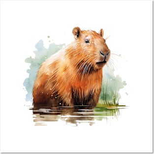 capybara Posters and Art